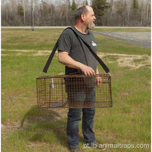 Tira de armadilha de gaiola de animais vivos fácil de transportar